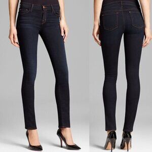 J‎ Brand Mid Rise Rail Skinny Ankle Jeans Atlantis